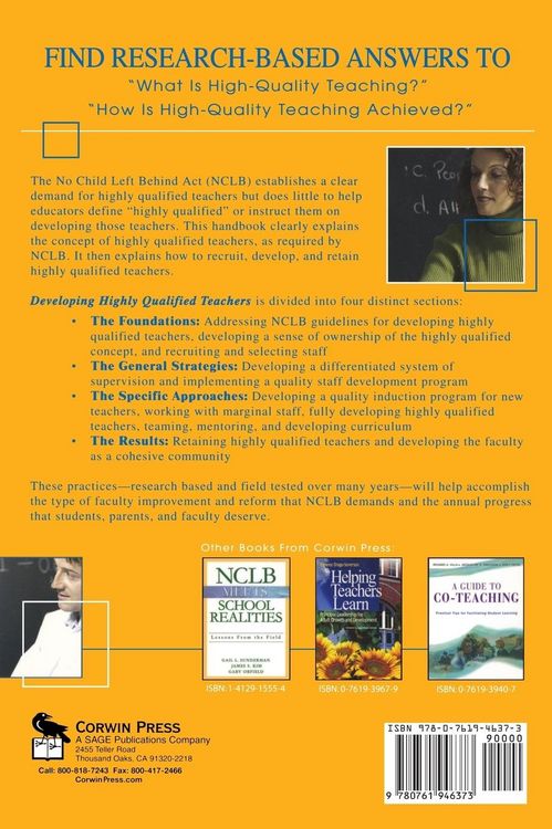Produktbild: Developing Highly Qualified Teachers