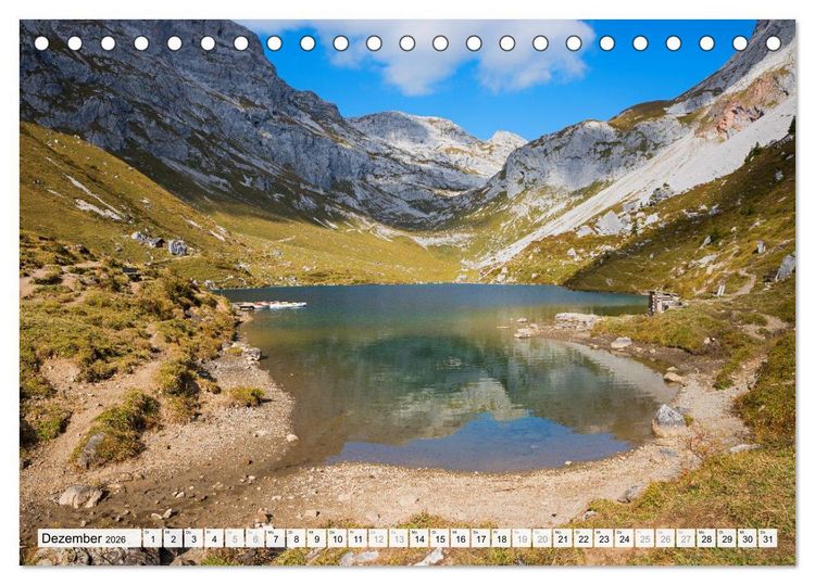 Produktbild: Graub&uuml;ndner Landschaften (Tischkalender 2026 DIN A5 quer), CALVENDO Monatskalender