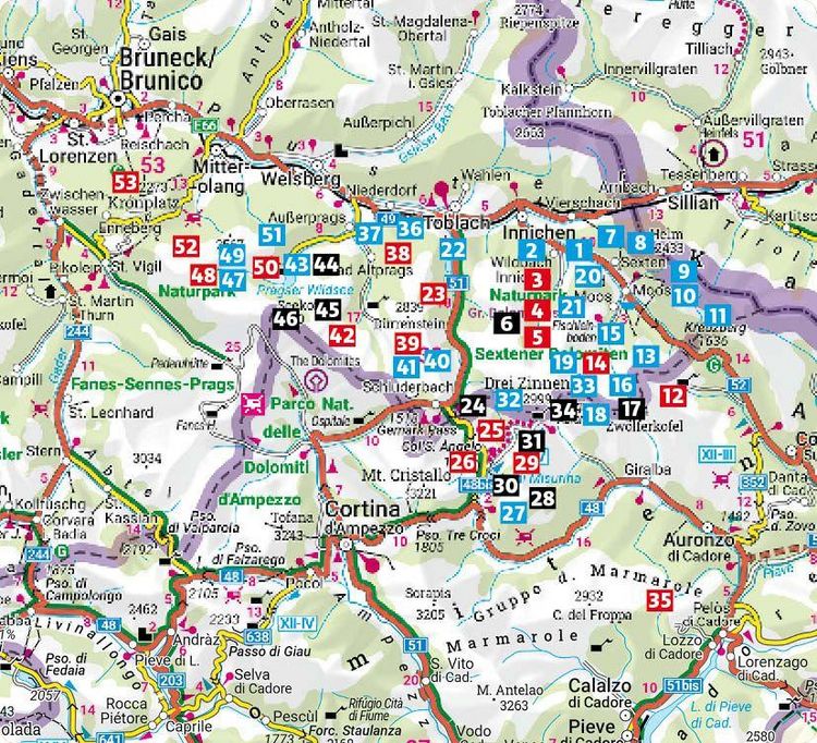 Produktbild: ROTHER Wanderf&uuml;hrer Dolomiten &ndash; Sextner Dolomiten