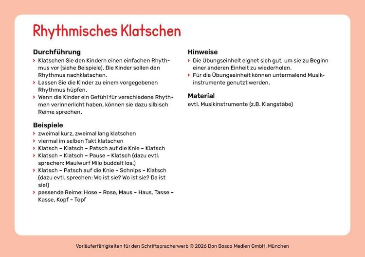 Produktbild: Vorl&auml;uferf&auml;higkeiten f&uuml;r den Schriftspracherwerb