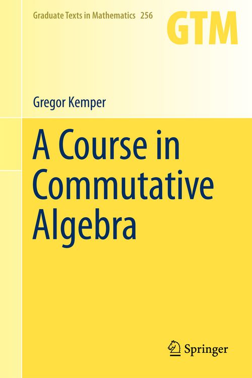 Produktbild: A Course in Commutative Algebra