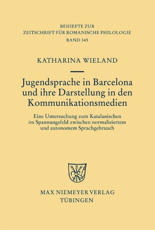 Produktbild: Jugendsprache in Barcelona und ihre Darstellung in den Kommunikationsmedien