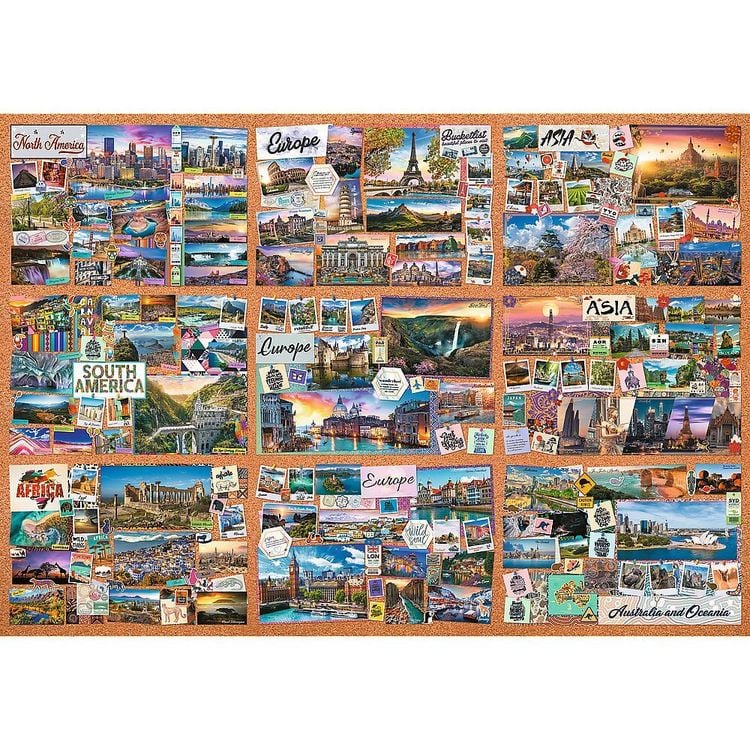 Produktbild: UFT Puzzle 13500 - Reise von tausend Meilen