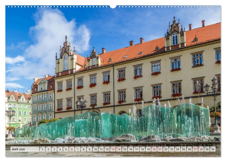 Produktbild: HISTORIE BRESLAU (hochwertiger Premium Wandkalender 2026 DIN A2 quer), Kunstdruck in Hochglanz