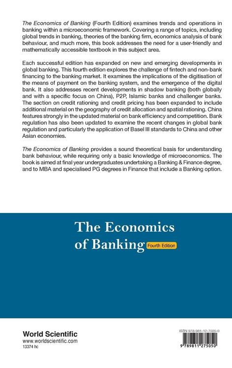 Produktbild: Economics Of Banking (4th Ed)