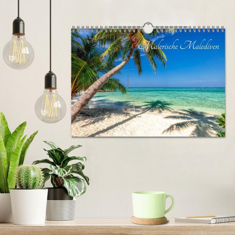Produktbild: Malerische Malediven (Wandkalender 2026 DIN A4 quer), CALVENDO Monatskalender