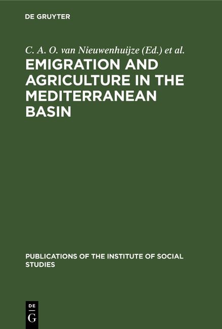 Produktbild: Emigration and agriculture in the Mediterranean basin