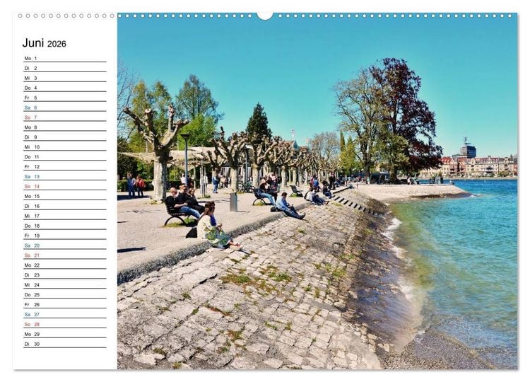 Produktbild: Konstanz - Ansichtssache (Wandkalender 2026 DIN A2 quer), CALVENDO Monatskalender