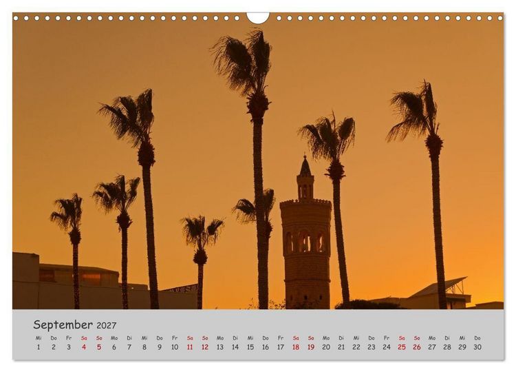 Produktbild: Tunesien Vielfalt am Mittelmeer (Wandkalender 2027 DIN A3 quer), CALVENDO Monatskalender