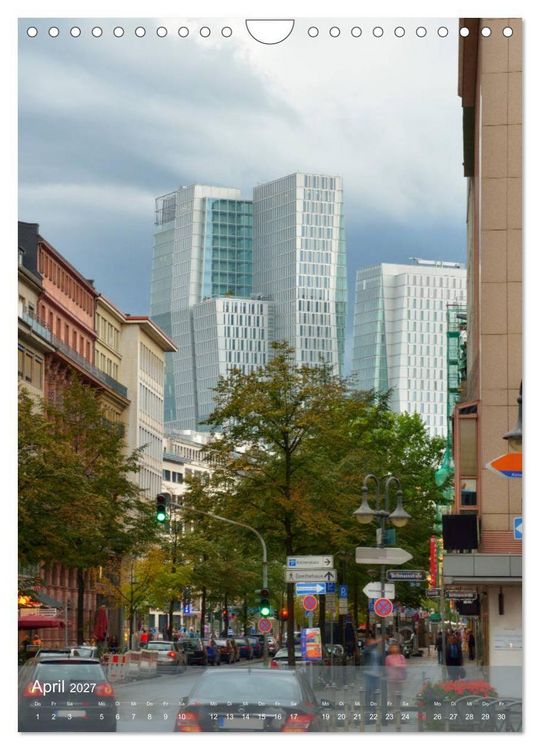 Produktbild: Frankfurter Pflaster (Wandkalender 2027 DIN A4 hoch), CALVENDO Monatskalender