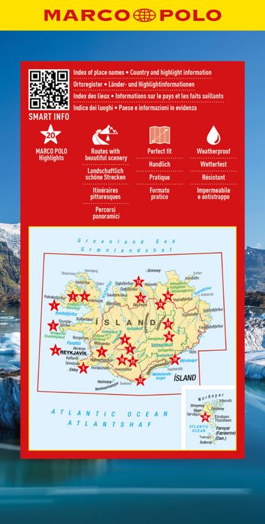 Produktbild: MARCO POLO Reisekarte Island, Far&ouml;er 1:500.000
