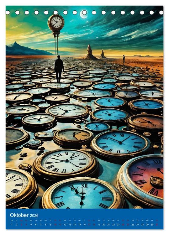 Produktbild: Farbenwelten (Tischkalender 2026 DIN A5 hoch), CALVENDO Monatskalender