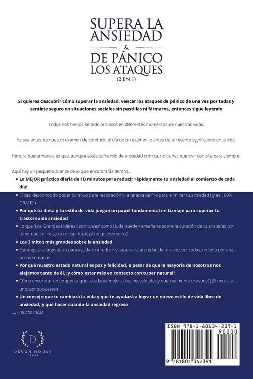 Produktbild: Supera la ansiedad y los ataques de p&aacute;nico (2 en 1)