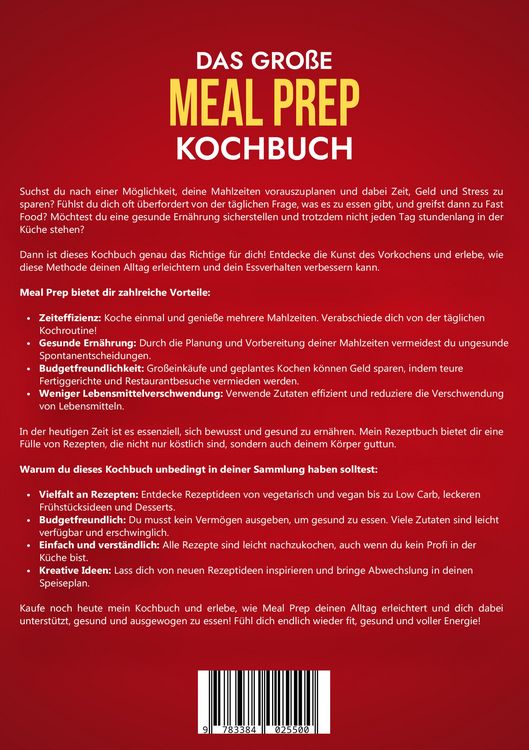 Produktbild: Das gro&szlig;e Meal Prep Kochbuch