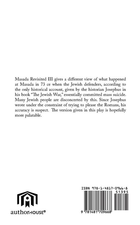 Produktbild: Masada Revisited III