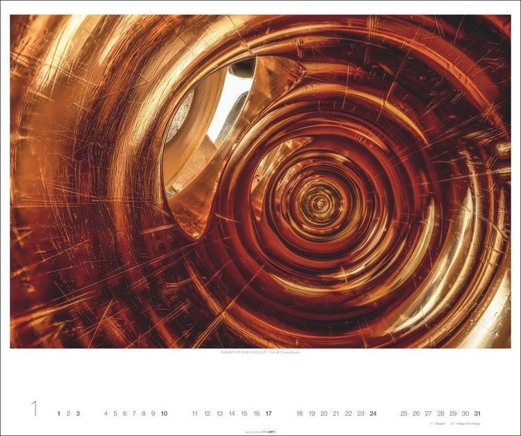 Produktbild: Architecture in Music Kalender 2027 - Musikinstrumente von innen