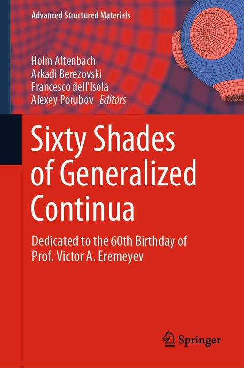 Produktbild: Sixty Shades of Generalized Continua