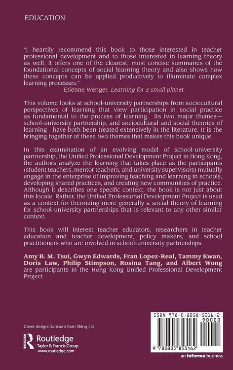 Produktbild: Learning in School-University Partnership