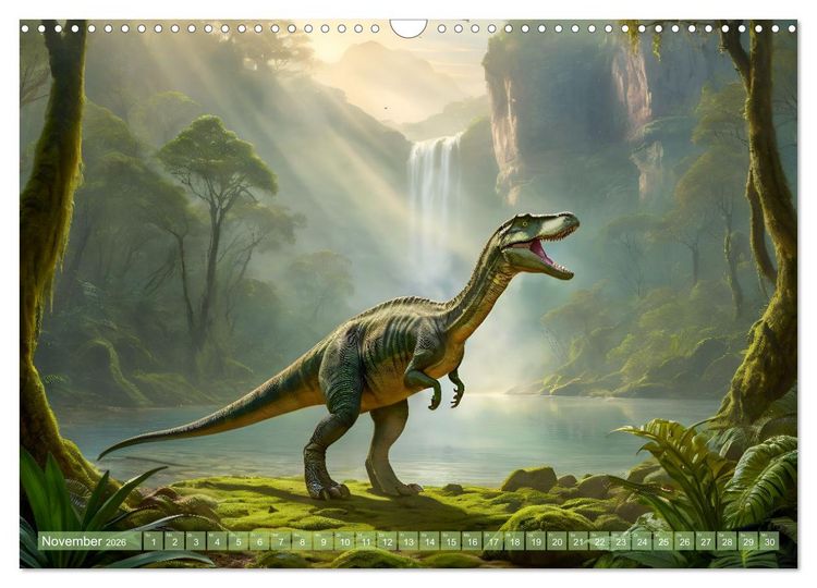 Produktbild: Eine Reise in die Vergangenheit - Entdeckung der Tierwelt (Wandkalender 2026 DIN A3 quer), CALVENDO Monatskalender