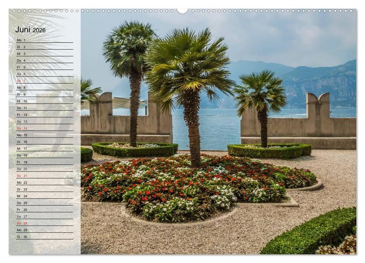 Produktbild: GARDASEE Idyllische Orte (hochwertiger Premium Wandkalender 2026 DIN A2 quer), Kunstdruck in Hochglanz