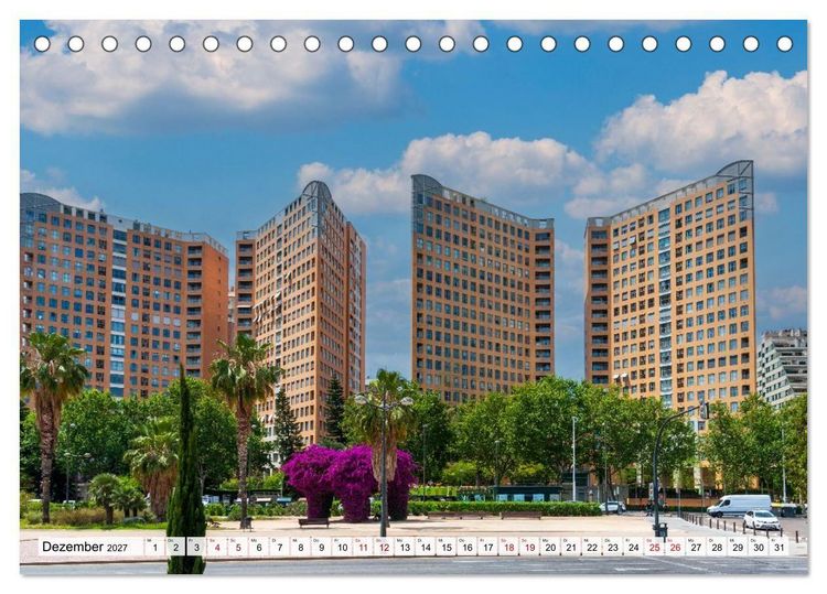 Produktbild: Valencia - Stadt der K&uuml;nste und der Wissenschaft (Tischkalender 2027 DIN A5 quer), CALVENDO Monatskalender