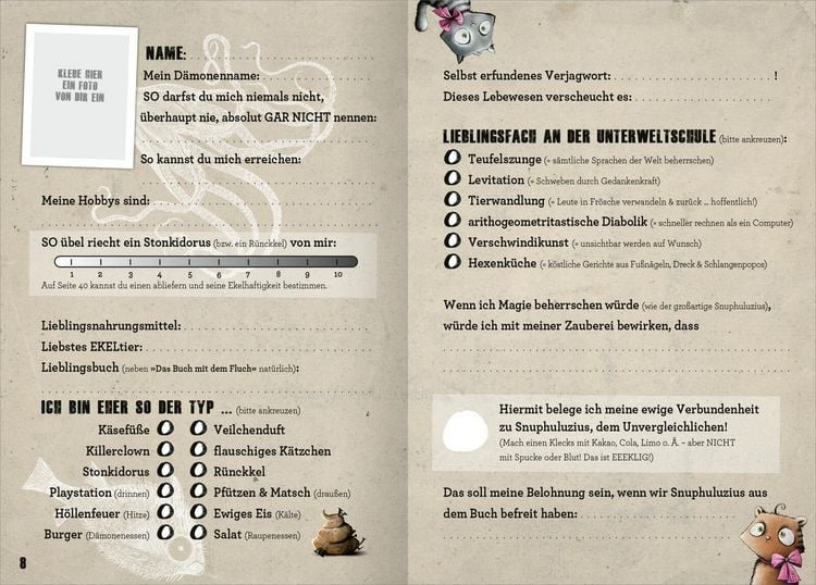 Produktbild: Das Freundebuch mit dem Fluch (Das Buch mit dem Fluch)