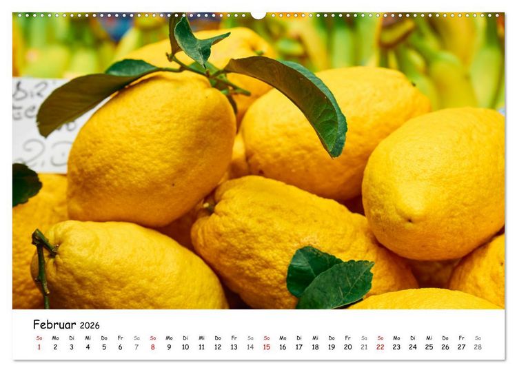 Produktbild: Limone sul Garda - Die Heimat der Zitrone am Gardasee (hochwertiger Premium Wandkalender 2026 DIN A2 quer), Kunstdruck in Hochglanz