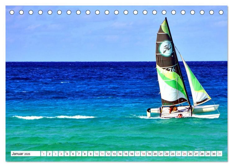 Produktbild: Lust auf Meer - Wasserfreuden in Kuba (Tischkalender 2026 DIN A5 quer), CALVENDO Monatskalender