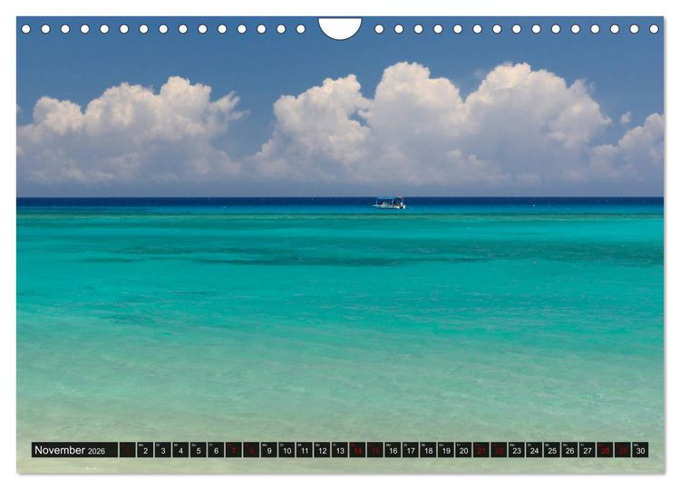 Produktbild: Inselwelt Karibik (Wandkalender 2026 DIN A4 quer), CALVENDO Monatskalender