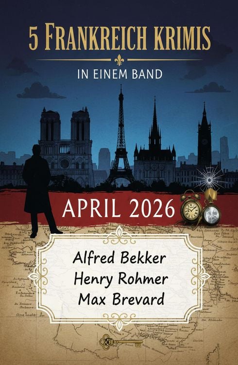 Produktbild: 5 Frankreich Krimis in einem Band April 2026
