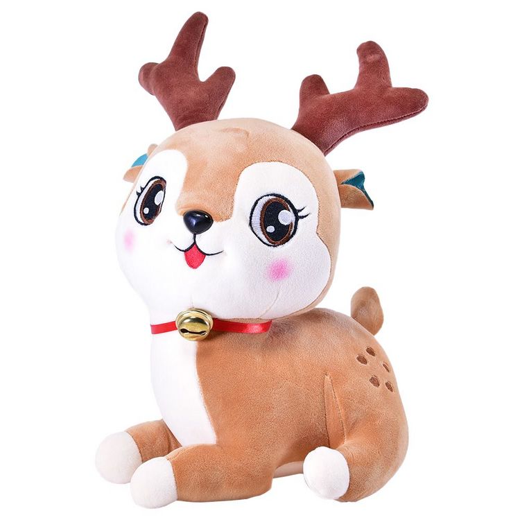 Produktbild: Pl&uuml;sch Hirsch mit Gl&ouml;ckchen 35cm