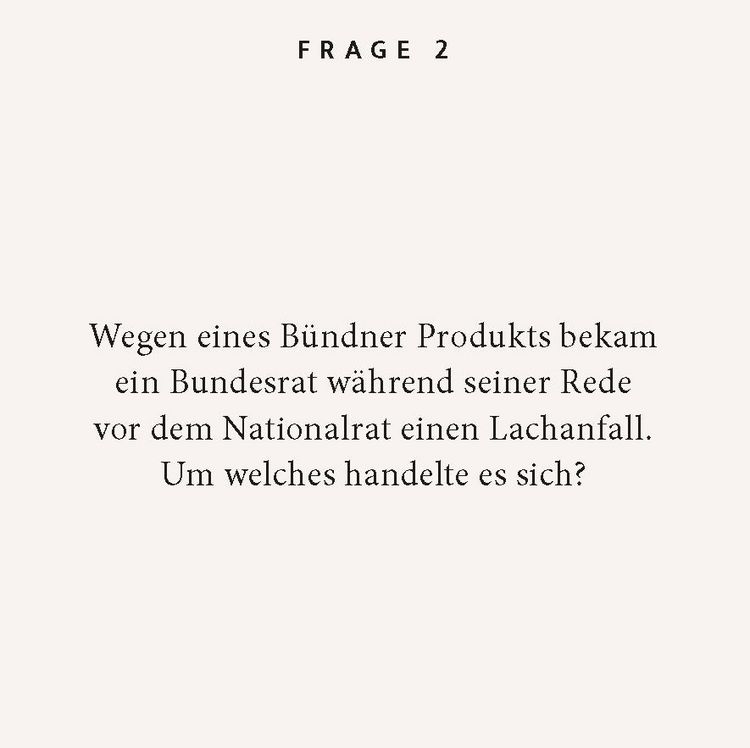 Produktbild: Graub&uuml;nden-Quiz