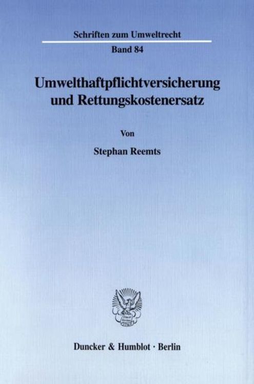 Produktbild: Umwelthaftpflichtversicherung und Rettungskostenersatz.
