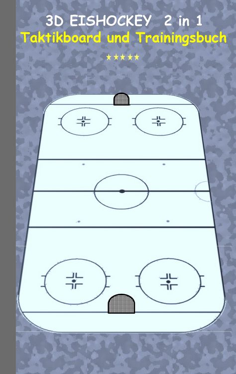 Produktbild: 3D Eishockey 2 in 1 Taktikboard und Trainingsbuch