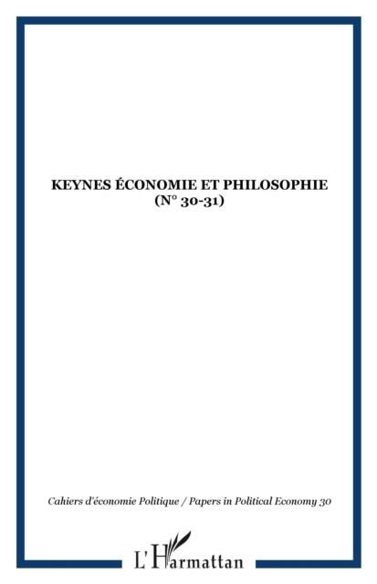 Produktbild: Keynes economie et philosophie (n(deg) 30-31)