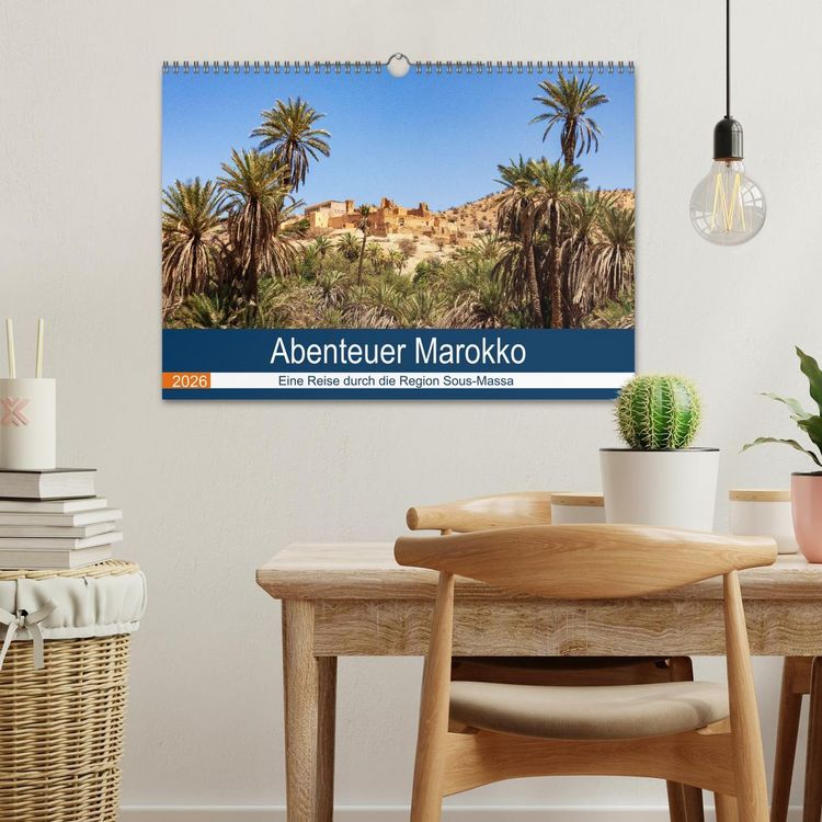 Produktbild: Abenteuer Marokko - eine Reise durch die Region Sous-Massa (Wandkalender 2026 DIN A3 quer), CALVENDO Monatskalender
