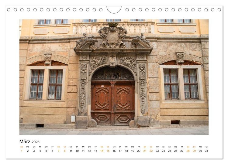 Produktbild: Fugen, Falten, Fassaden &ndash; Zittaus stille Zeugen (Wandkalender 2026 DIN A4 quer), CALVENDO Monatskalender