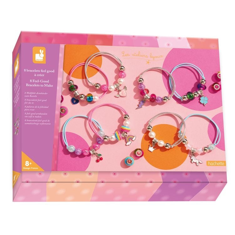 Produktbild: 8 Wohlf&uuml;hl-Armb&auml;nder f&uuml;r Kinder zum Selberbasteln