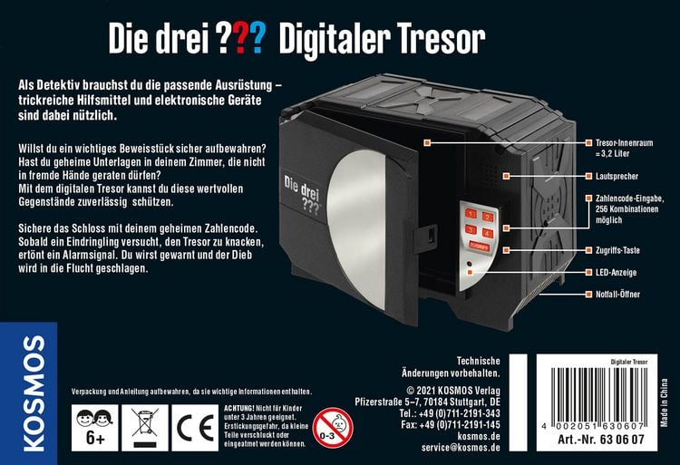 Produktbild: Die drei ??? Digitaler Tresor