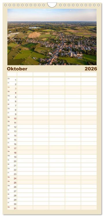 Produktbild: Familienplaner 2026 - Belgien - Bezaubernde Natur und eindrucksvolle St&auml;dte. mit 5 Spalten (Wandkalender, 21 x 45 cm) CALVENDO