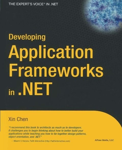 Produktbild: Developing Application Frameworks in .NET