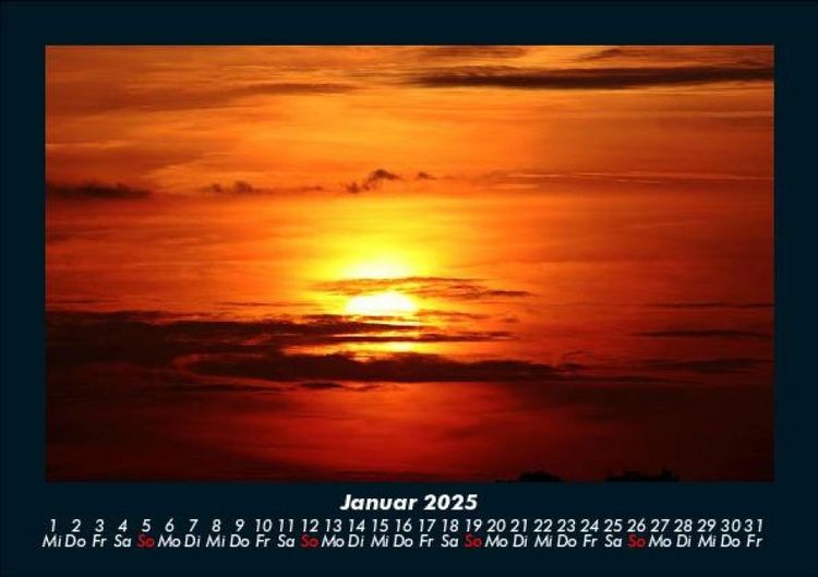 Produktbild: Sonnenunterg&auml;nge 2025 Fotokalender DIN A5