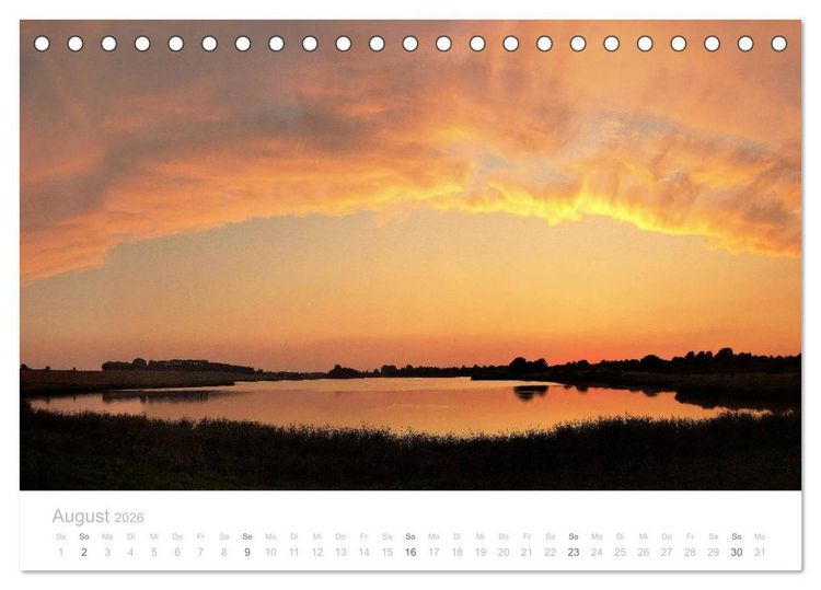Produktbild: Zauberhafte Schlei (Tischkalender 2026 DIN A5 quer), CALVENDO Monatskalender