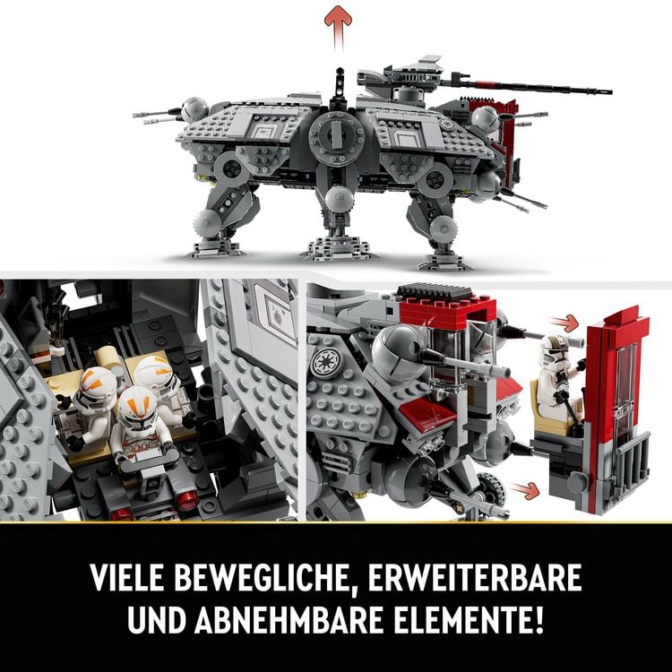 Produktbild: LEGO Star Wars 75337 AT-TE Walker - Die Rache der Sith-Set mit Figuren