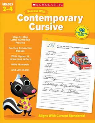 Produktbild: Scholastic Success with Contemporary Cursive Grades 2-4 Workbook