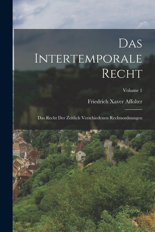 Produktbild: Das Intertemporale Recht