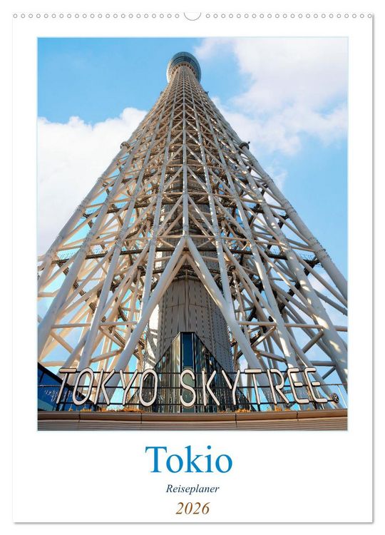 Produktbild: Tokio - Reiseplaner (Wandkalender 2026 DIN A2 hoch), CALVENDO Monatskalender