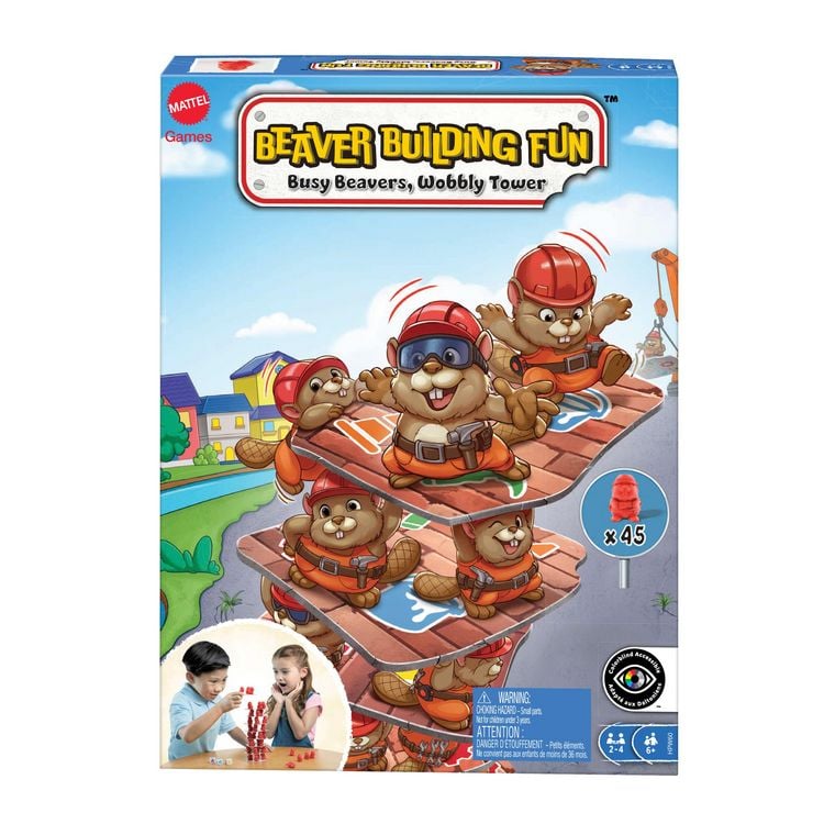 Produktbild: Lustiges Biber-Bauspiel für Kinder, Familien und Spieleabende