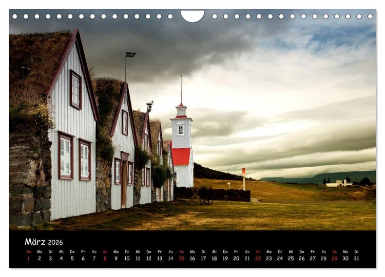 Produktbild: Island (Wandkalender 2026 DIN A4 quer), CALVENDO Monatskalender