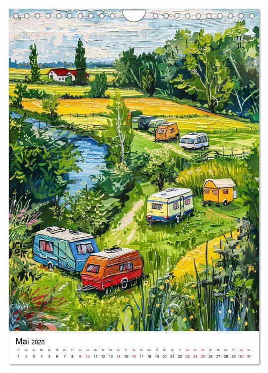 Produktbild: Niederl&auml;ndische Impressionen - Lebensgef&uuml;hl zwischen Tulpen, Windm&uuml;hlen und Grachten (Wandkalender 2026 DIN A4 hoch), CALVENDO Monatskalender